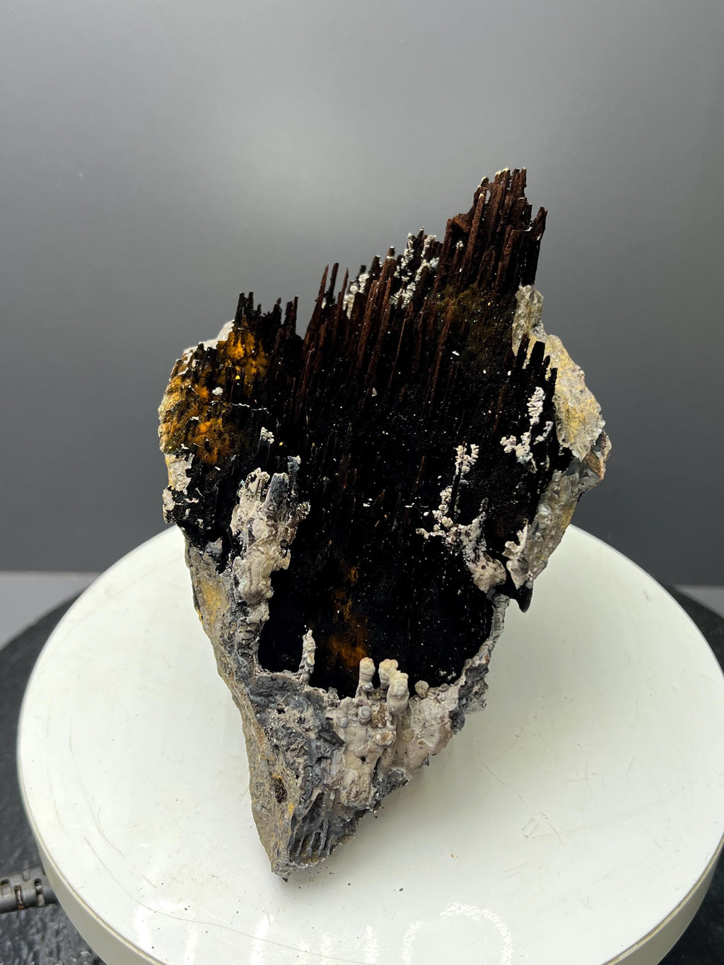 Very Showy Limonite And Specularite With Stalactite Goethite Specimen, For Special Collection - Crystal Gemstone AE 