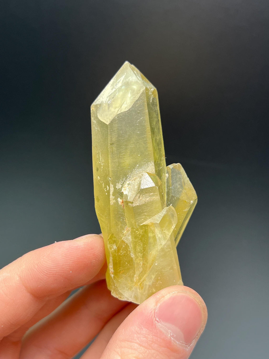 Yellow Crystal Quartz Specimen - Crystal Gemstone AE 
