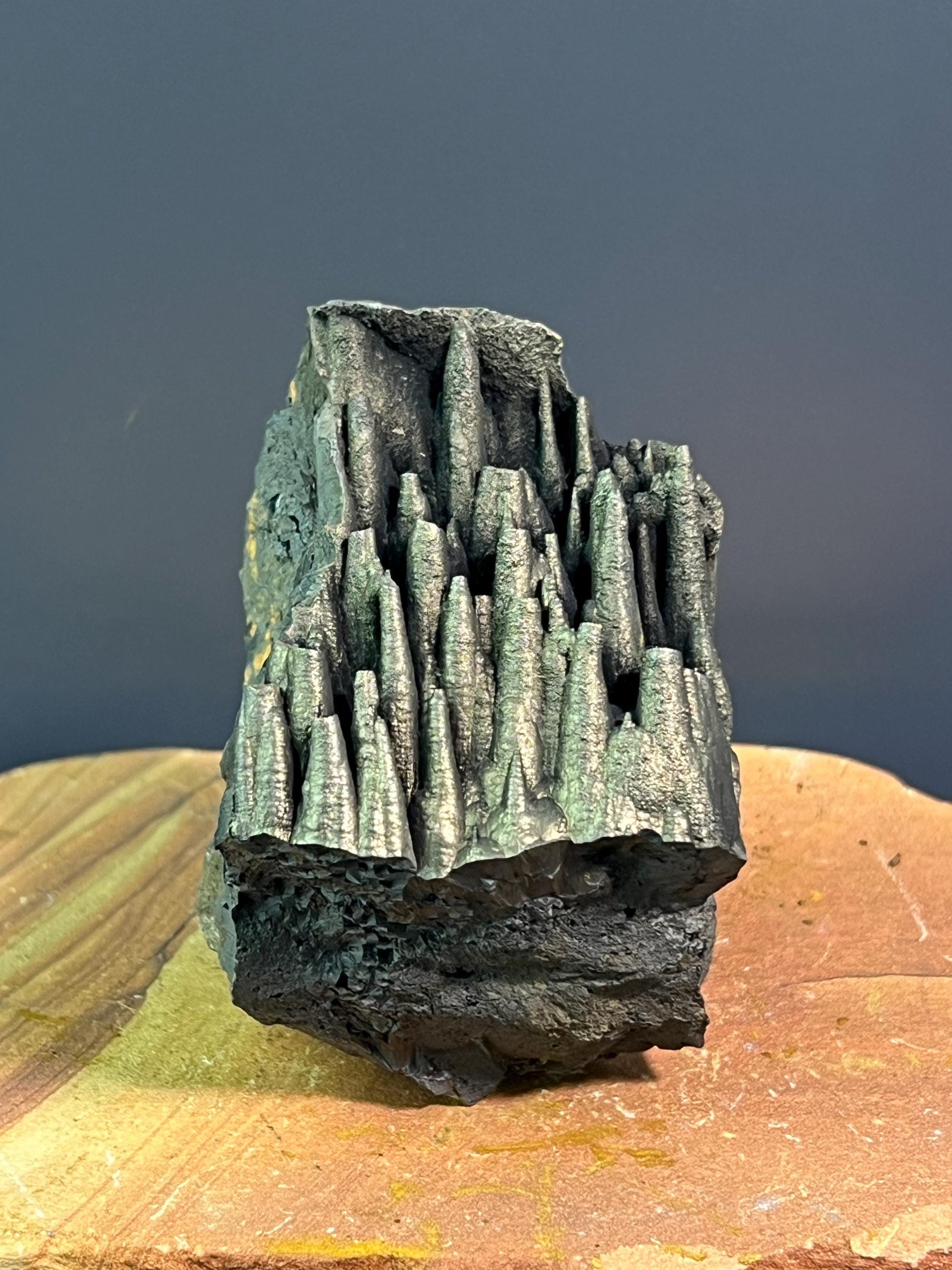 "Museum Grade" Golden Color Stalactite Goethite - Crystal Gemstone AE 