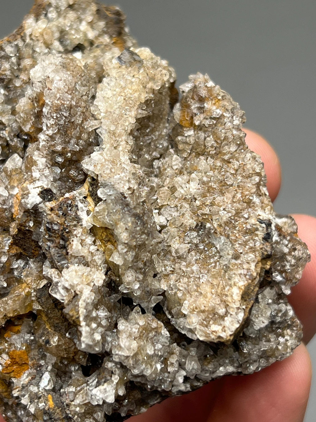 Very Special, Crystal Calcite On Hematite, From Turkey - Crystal Gemstone AE 