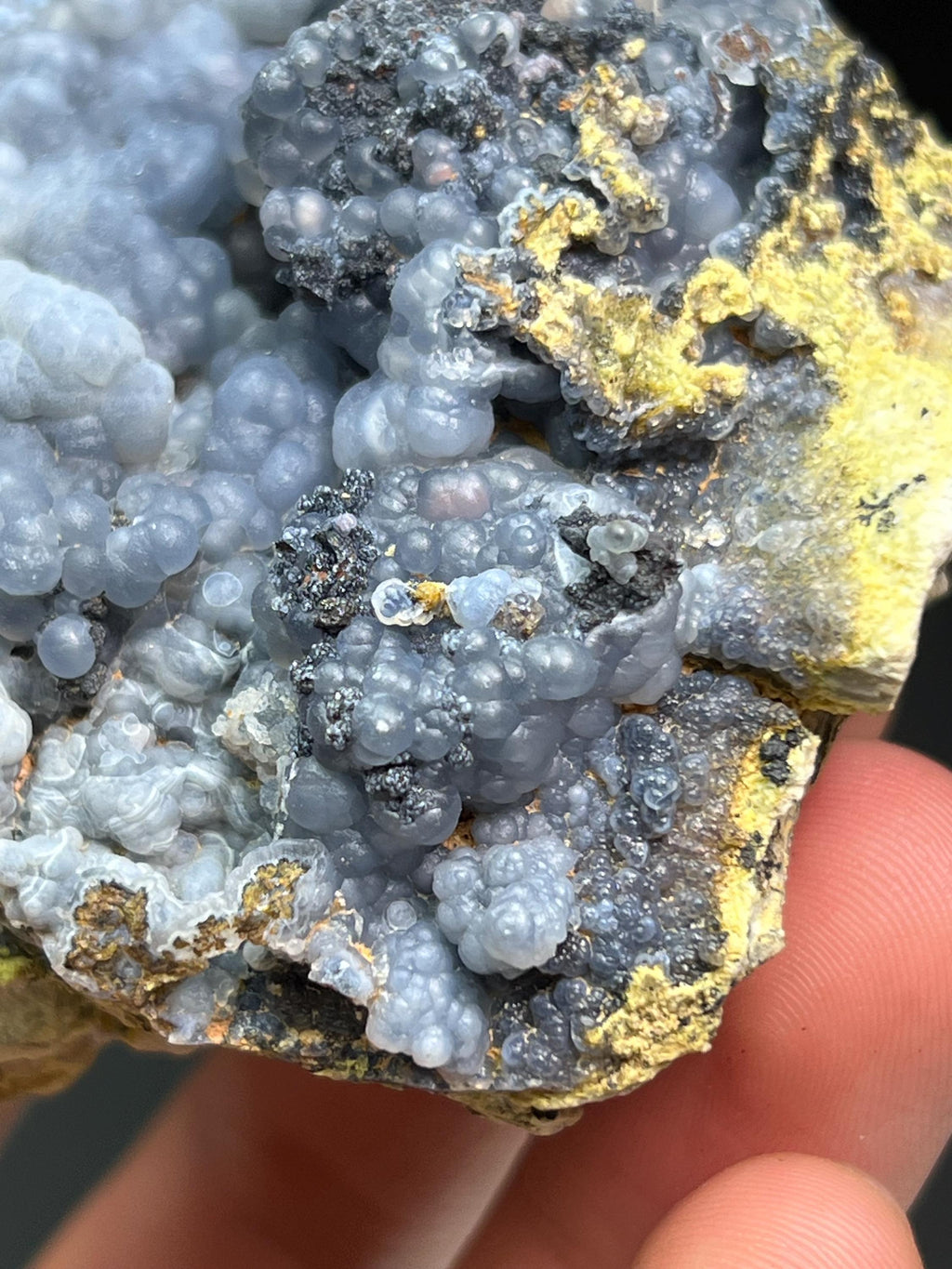 Chalcedony Grape Agate Specimen - Crystal Gemstone AE 