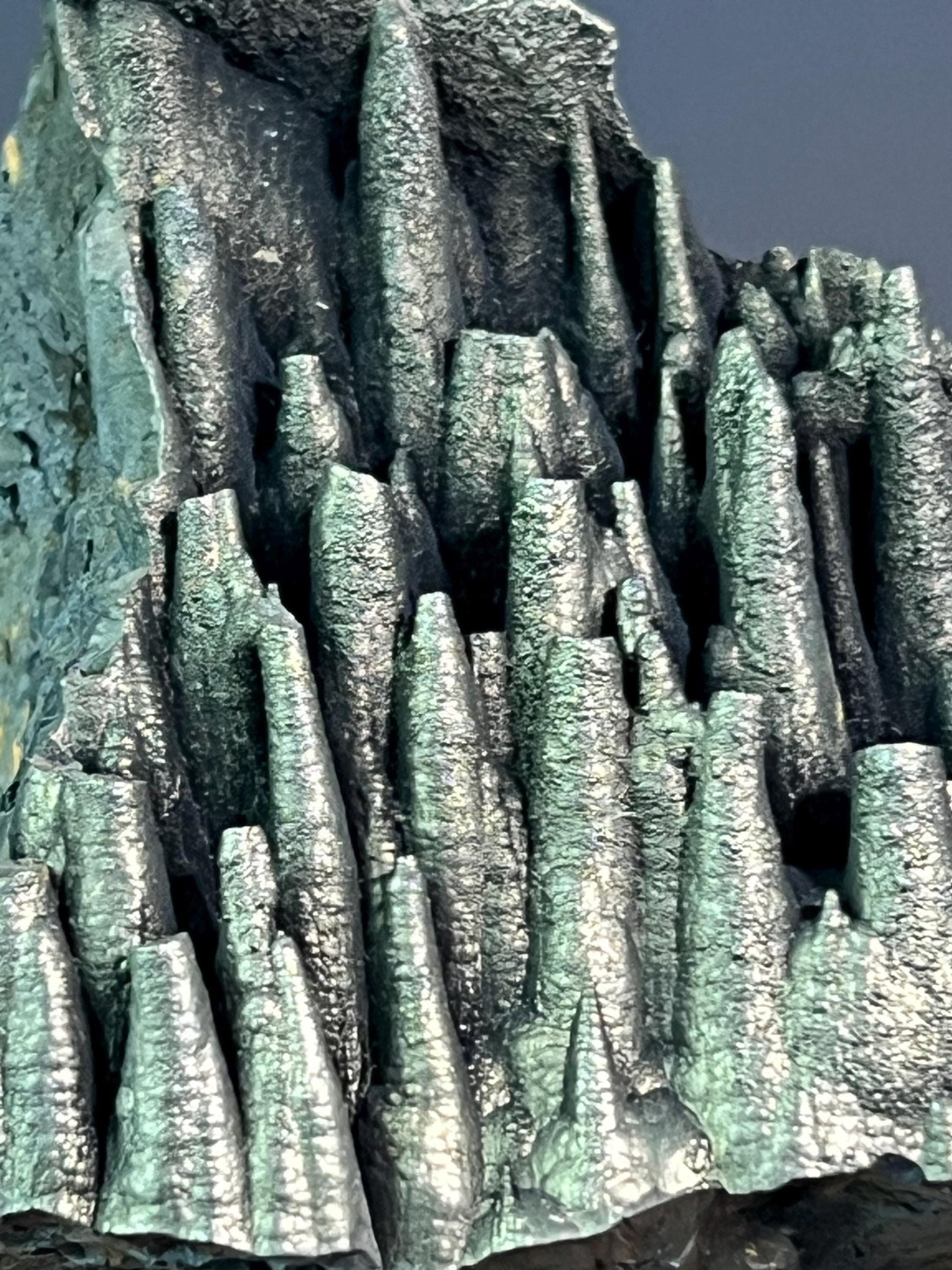 "Museum Grade" Golden Color Stalactite Goethite - Crystal Gemstone AE 