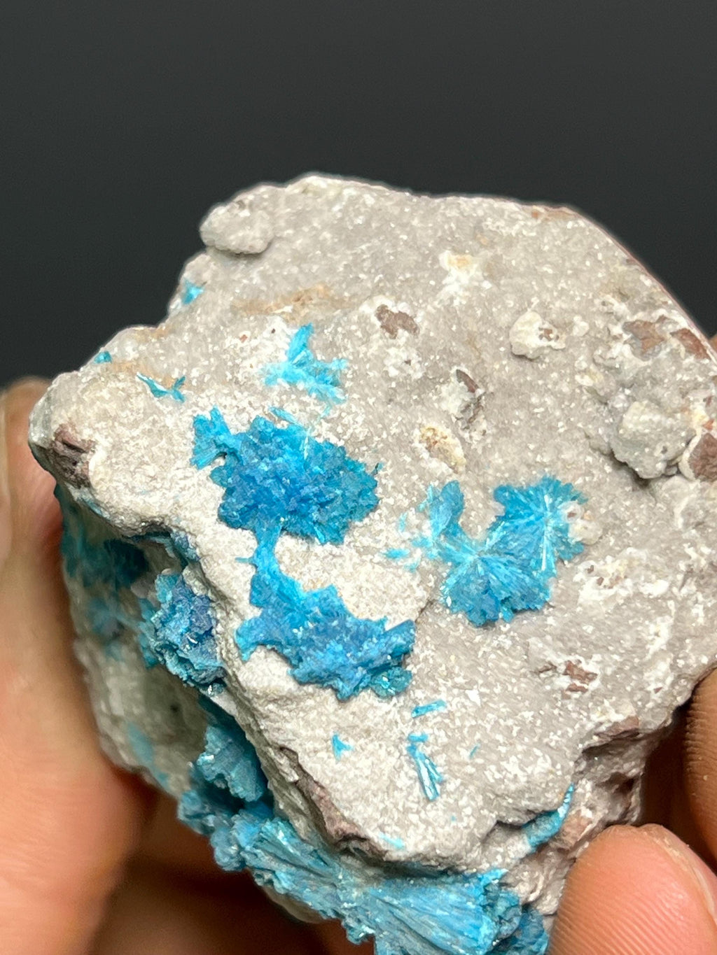 Pentagonite On Stilbite Specimen, 74gram - Crystal Gemstone AE 