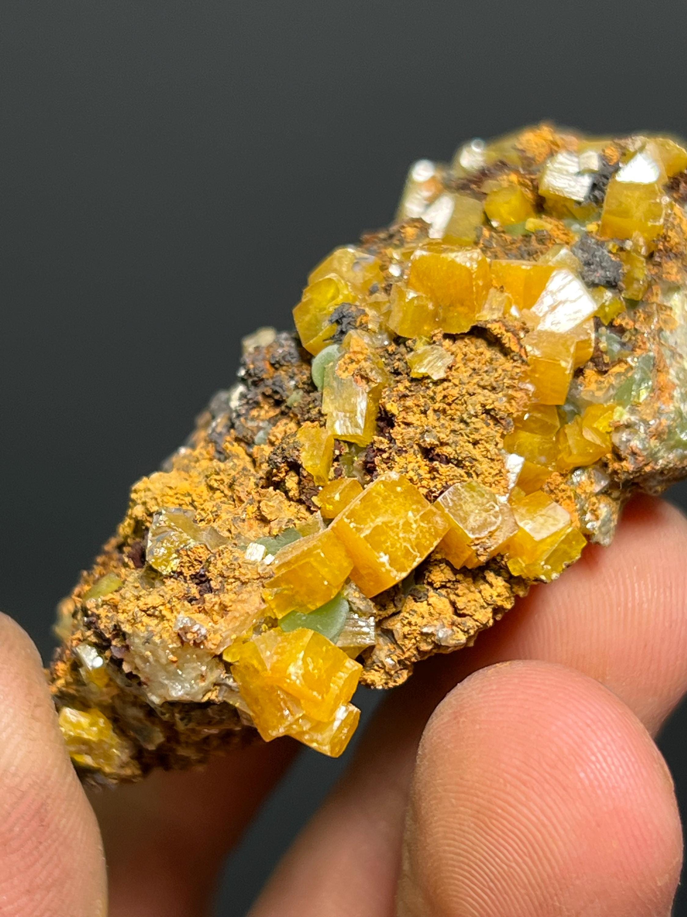 Very Special, Wulfenite Specimen, 62gram - Crystal Gemstone AE 