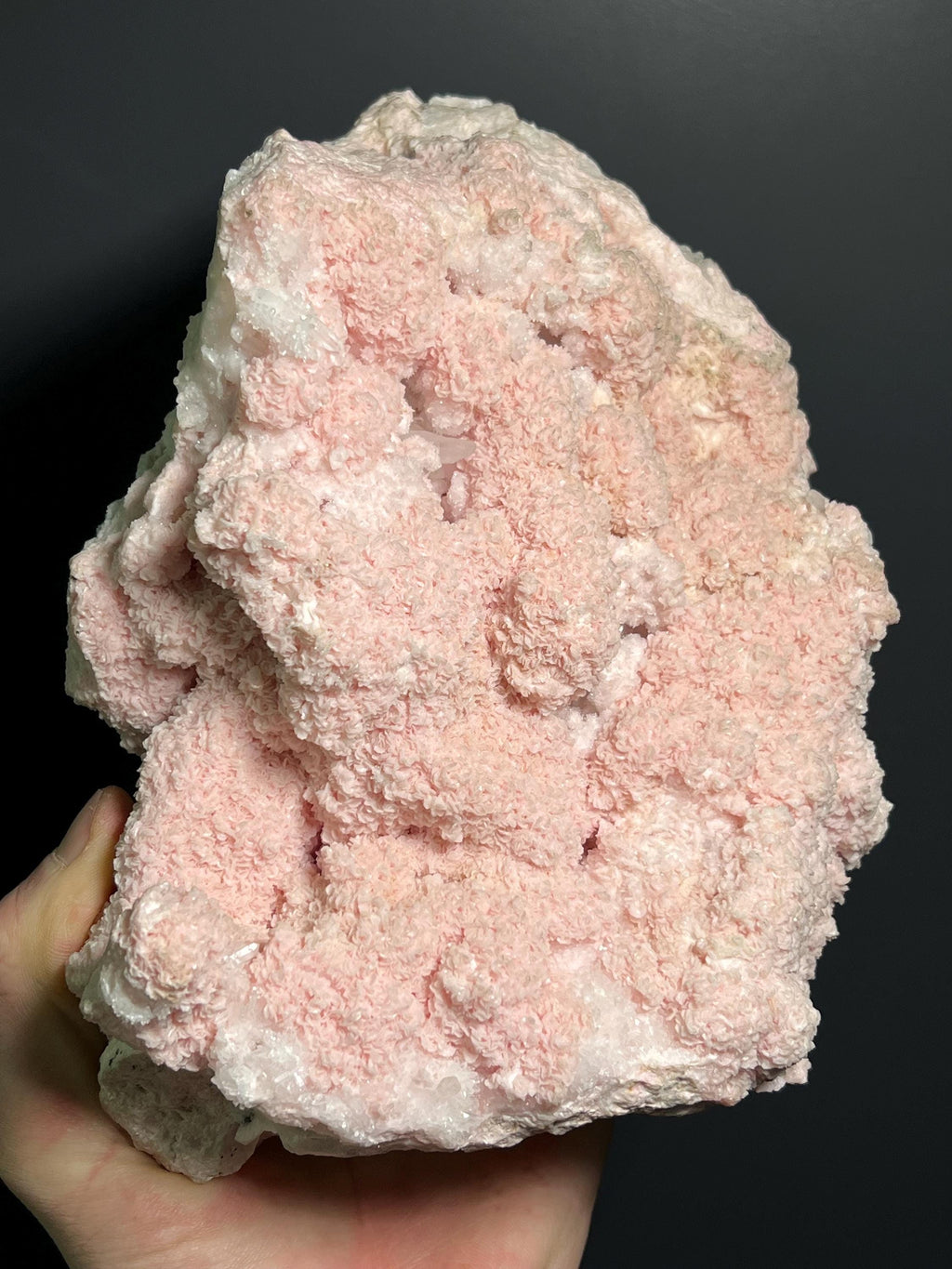 Rhodocrosite And Quartz Specimen, 3,8kg - Crystal Gemstone AE 