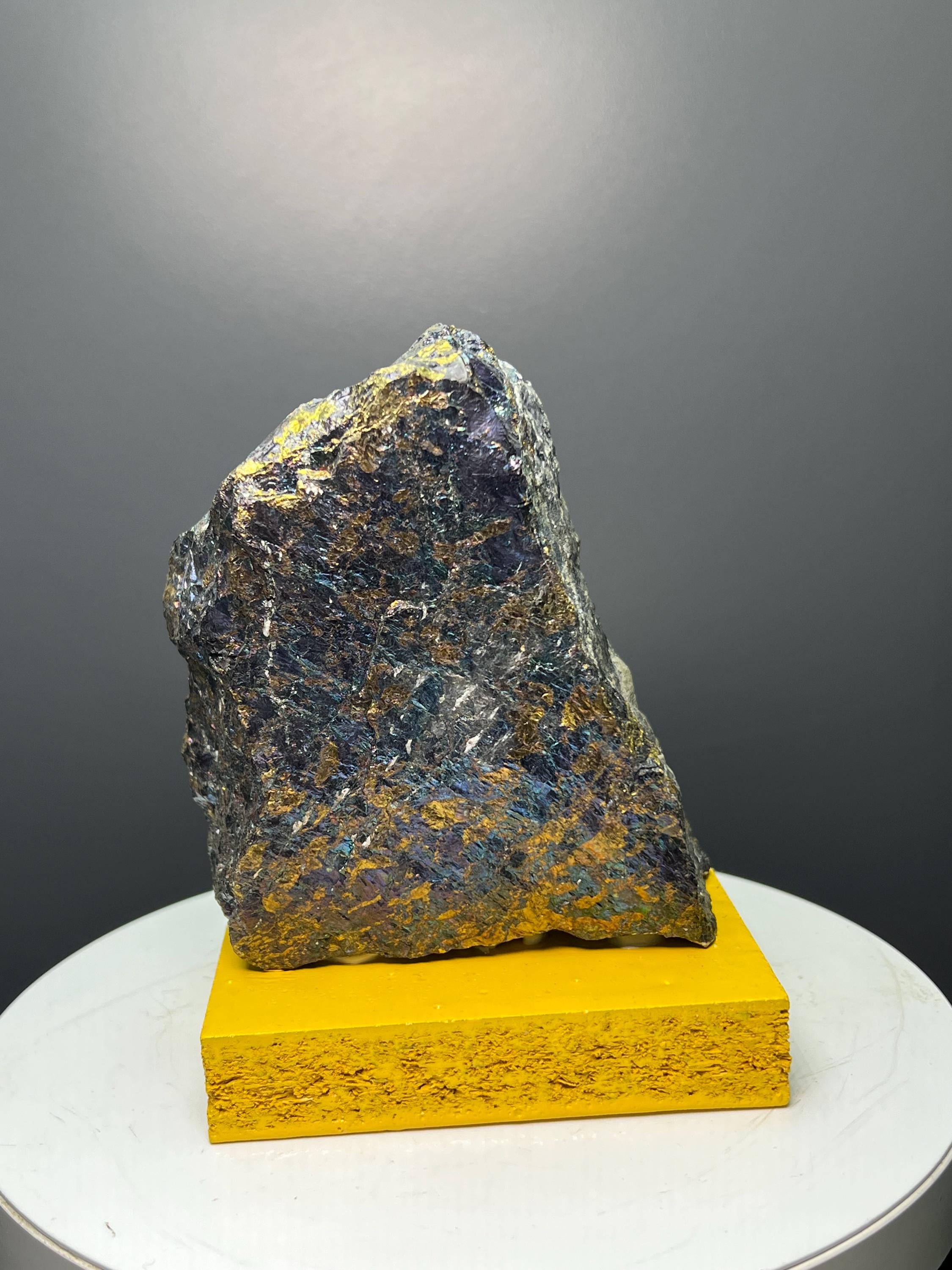 Bornite With Chalcopyrite Specimen - Crystal Gemstone AE 