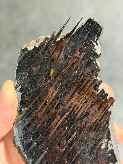 Museum Quality! Specularite And Limonite With Stalactite Goethite