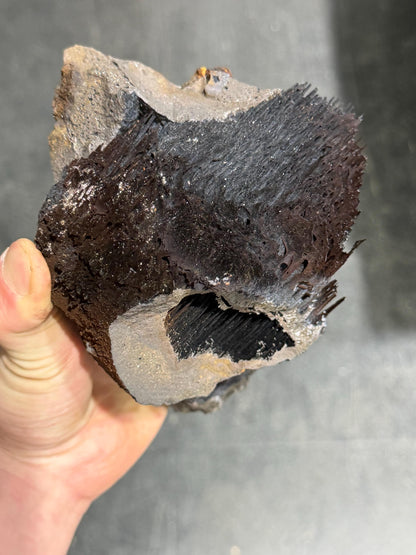 Museum Quality! Very Showy Limonite And Specularite With Stalactite Goethite Mineral