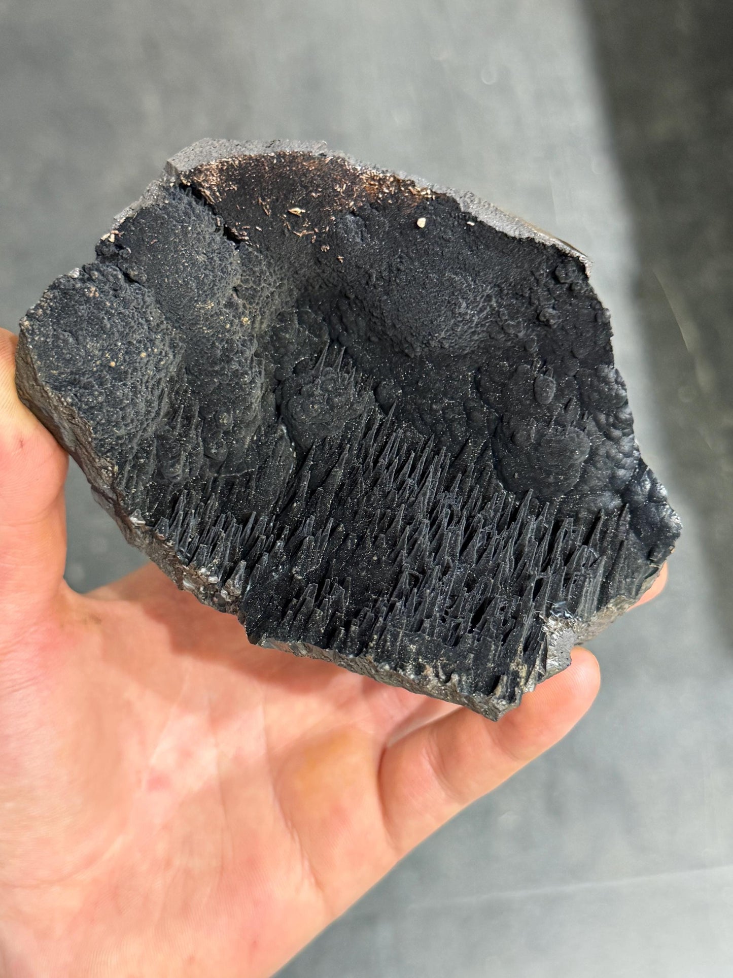 Museum Quality! Very Showy Velvet Stalactite Goethite