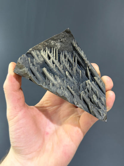 Very Unique! Special Stalactite Formations Golden Color Velvet Goethite, Special Collection Item