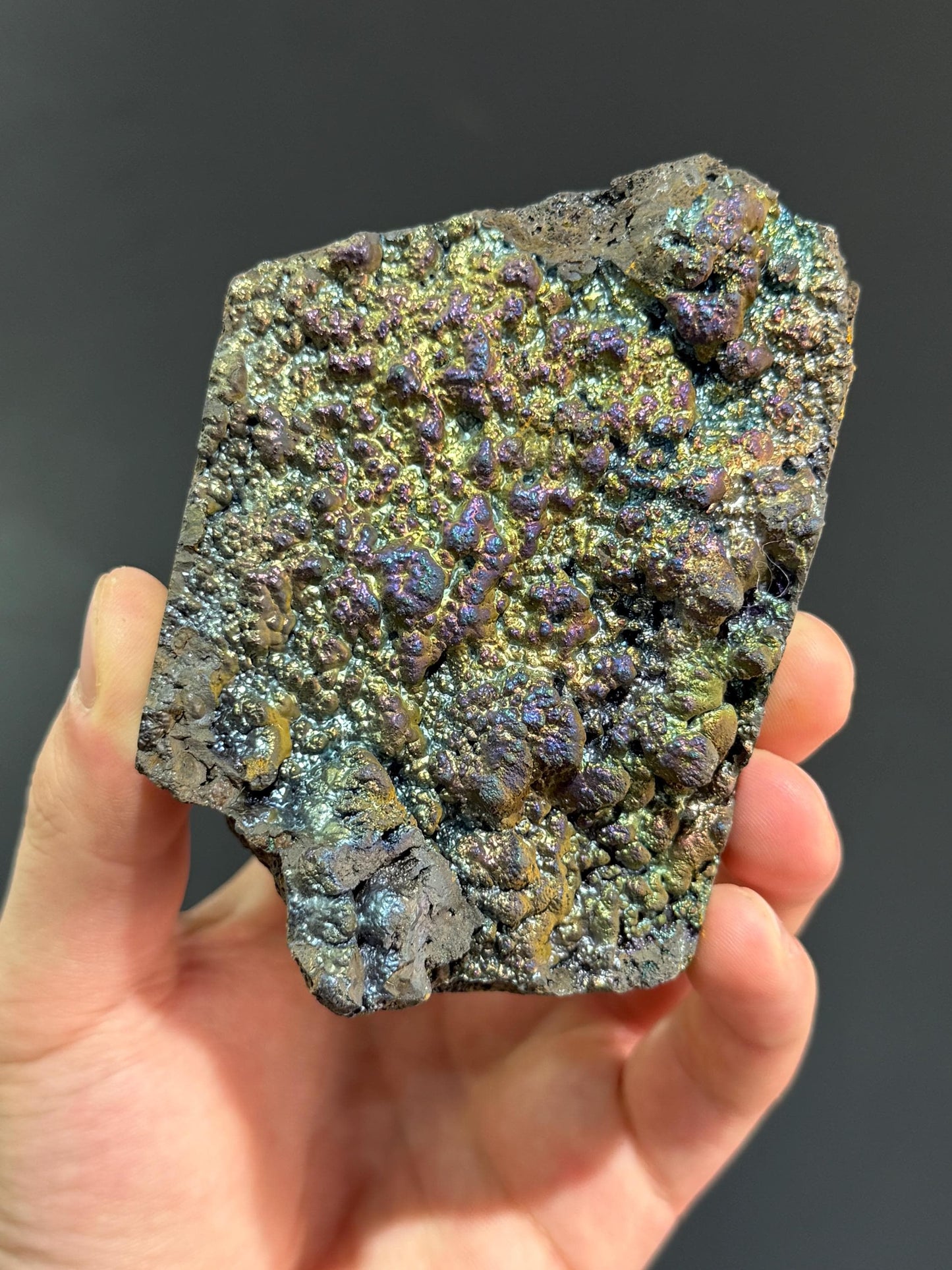 Showy Beauty! Natural Colourful Goethite Mineral