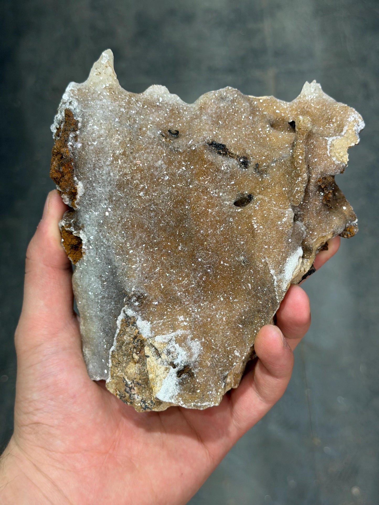 Shiny! Druzy Crystal Calcite