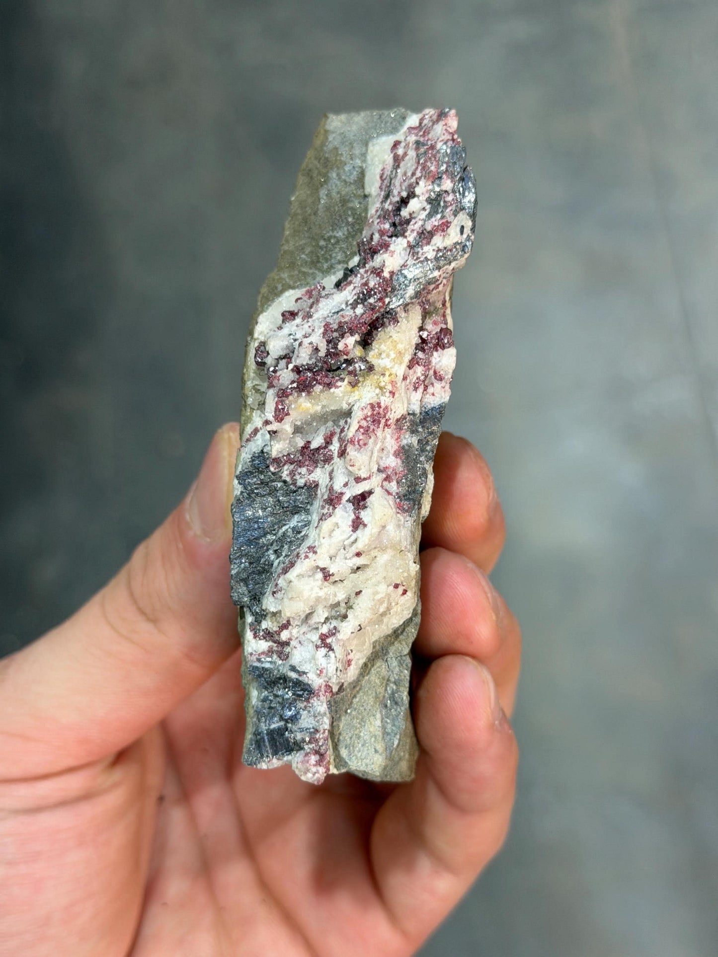 Cinnabar And Stibnite Specimen