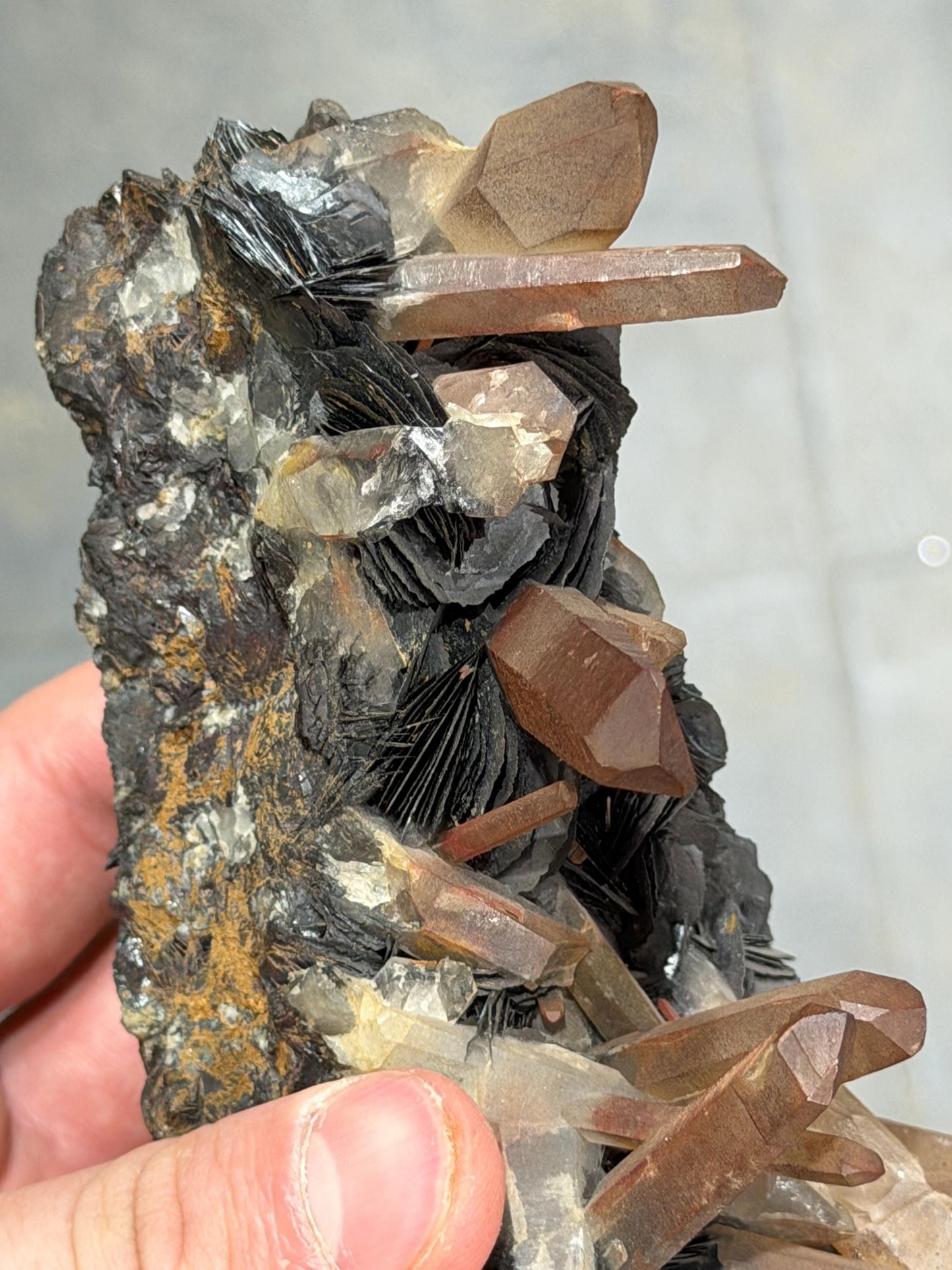 Super Special! Hematite And Quartz Specimen