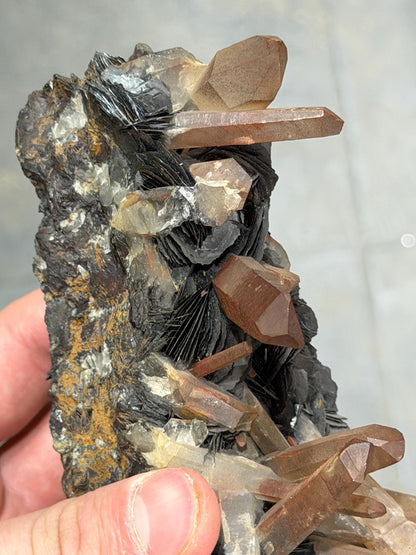Super Special! Hematite And Quartz Specimen