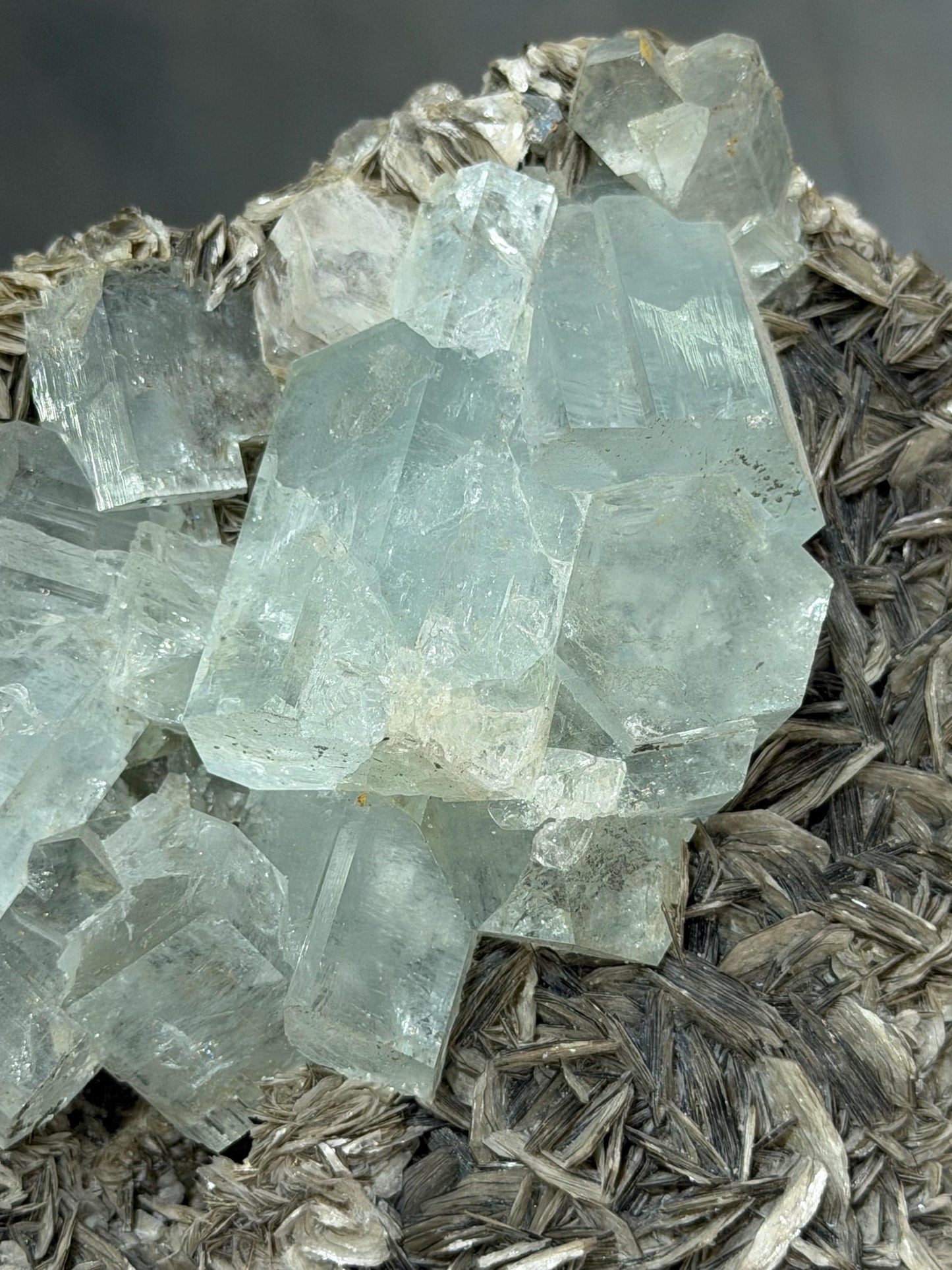Aquamarine With Muscovite Specimen