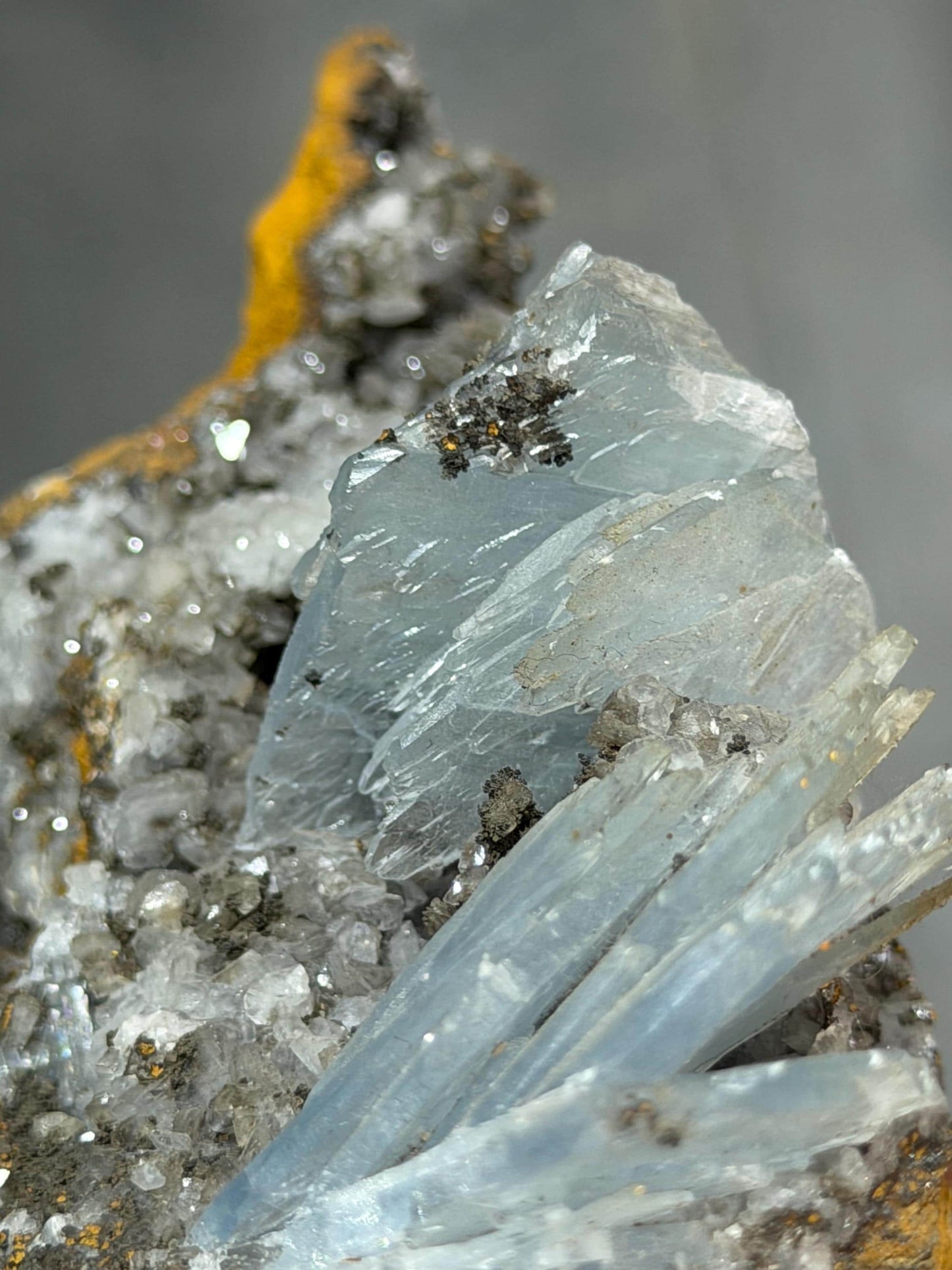 Blue Barite Specimen