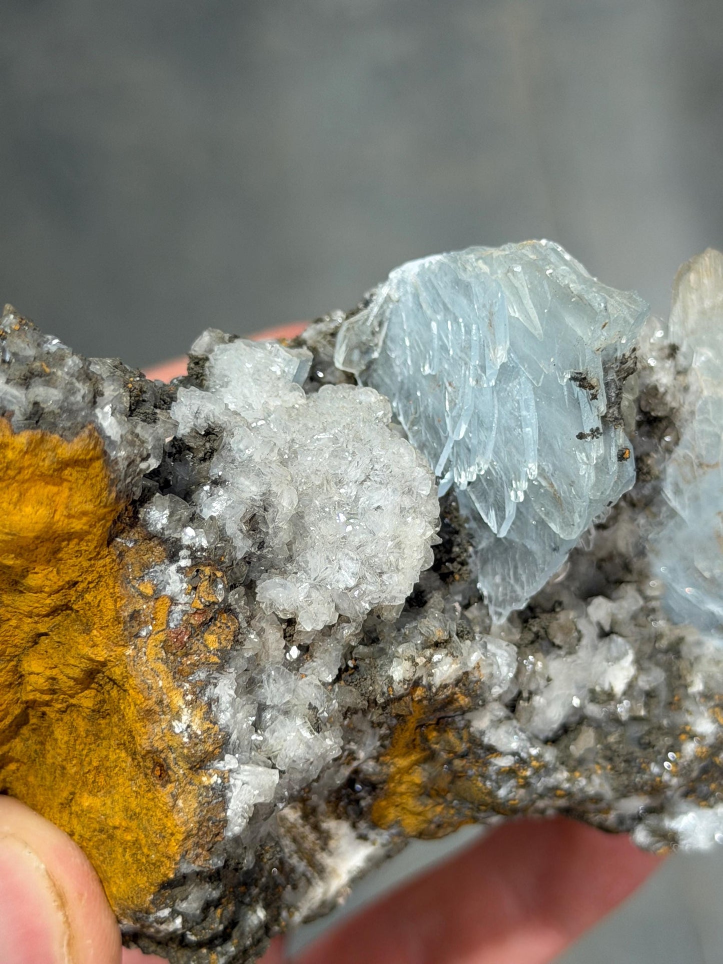 Blue Barite Specimen