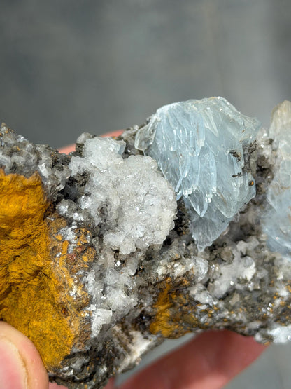 Blue Barite Specimen
