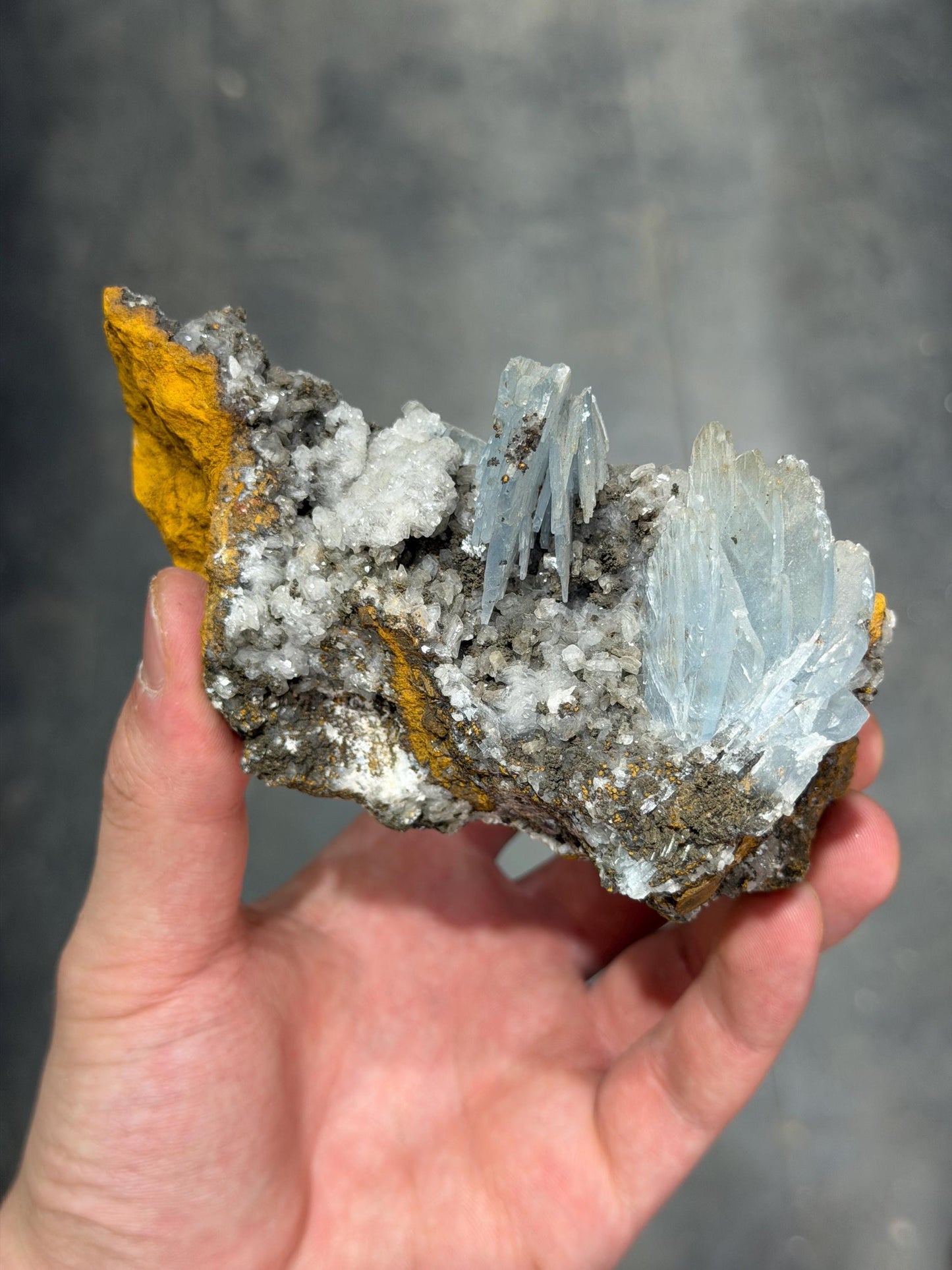 Blue Barite Specimen