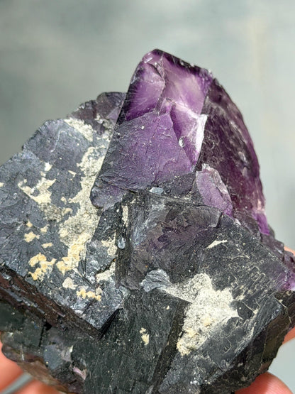 Purple Phantom Fluorite