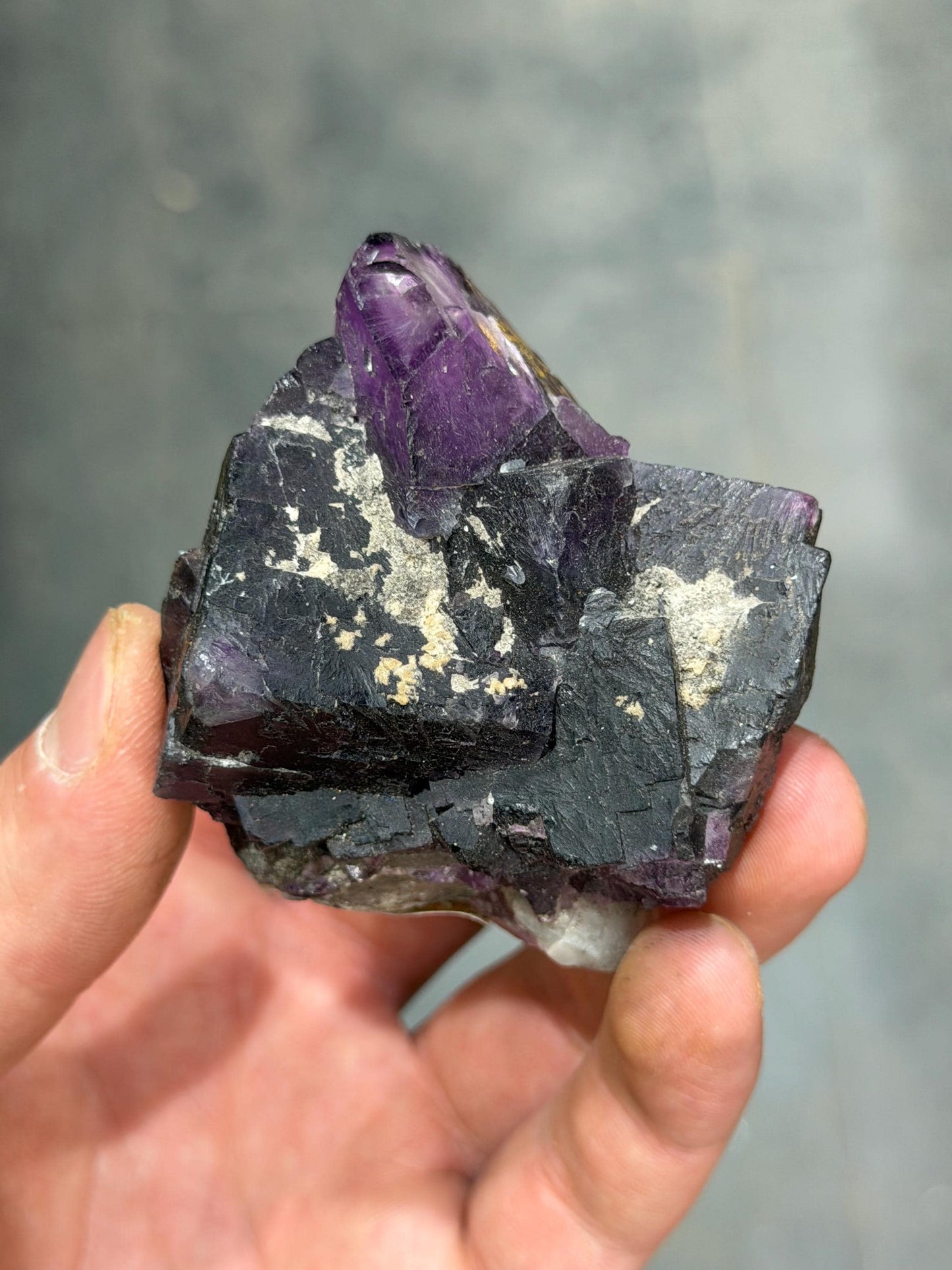 Purple Phantom Fluorite