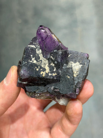 Purple Phantom Fluorite