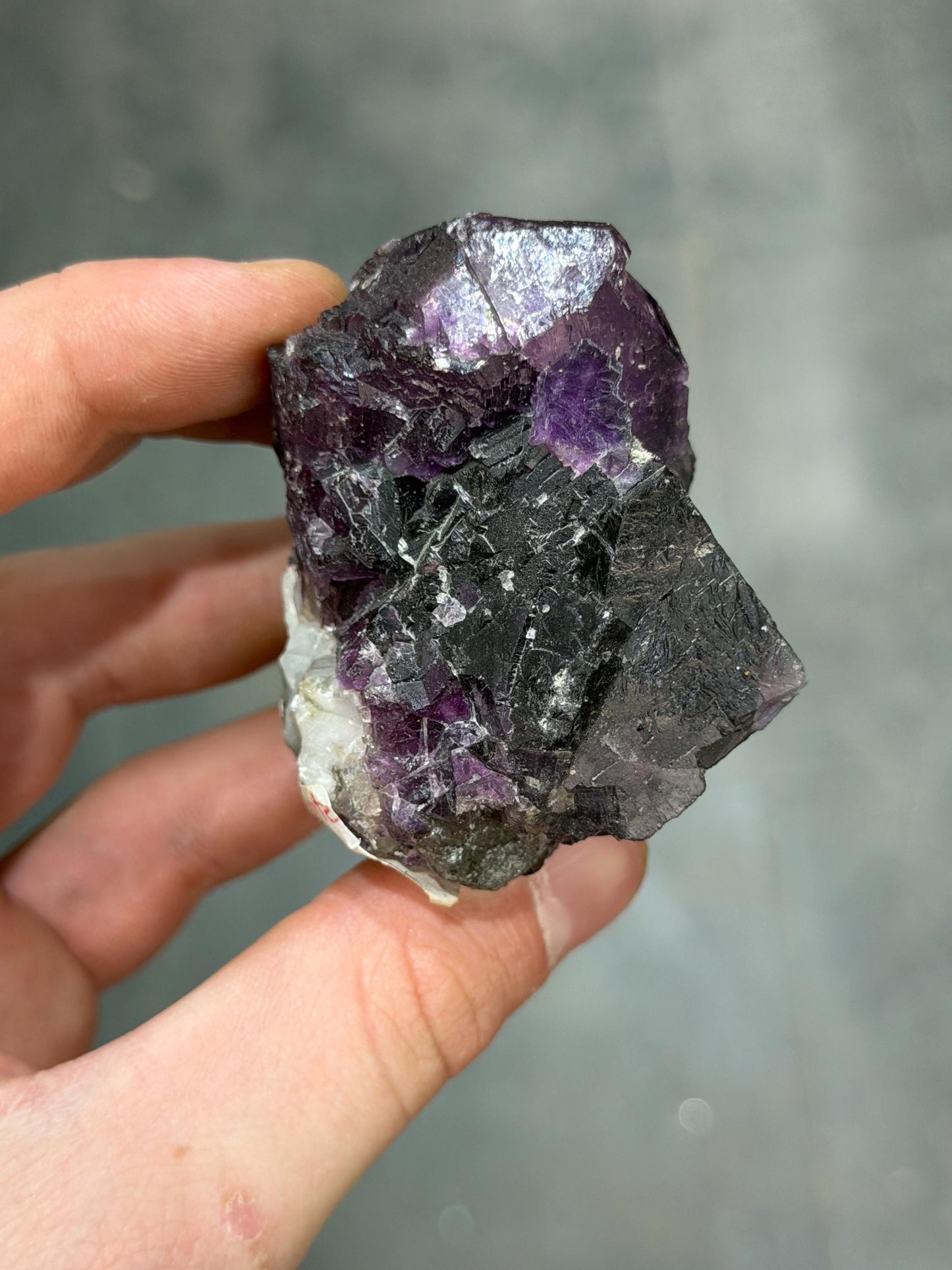 Purple Phantom Fluorite