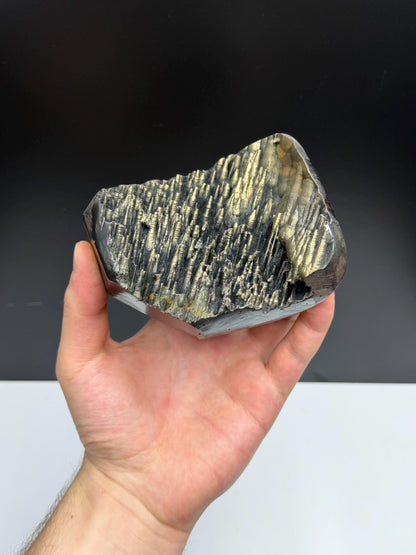 Museum Quality! Extra Special Golden Color Stalactite Goethite Specimen