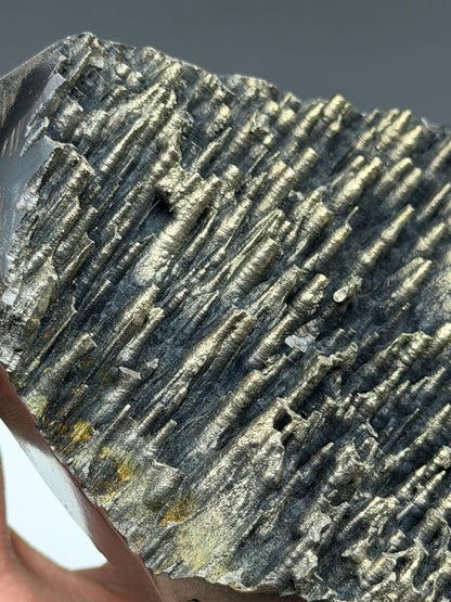 Museum Quality! Extra Special Golden Color Stalactite Goethite Specimen