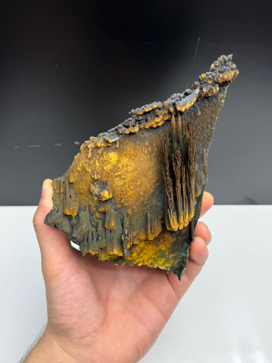 Museum Quality, Special Formation Limonite With Stalactite Goethite Specimen