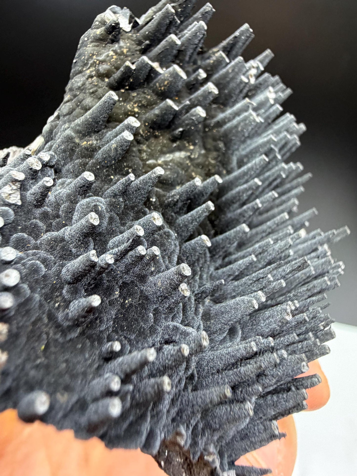 The Unique! Velvet Stalactite Goethite