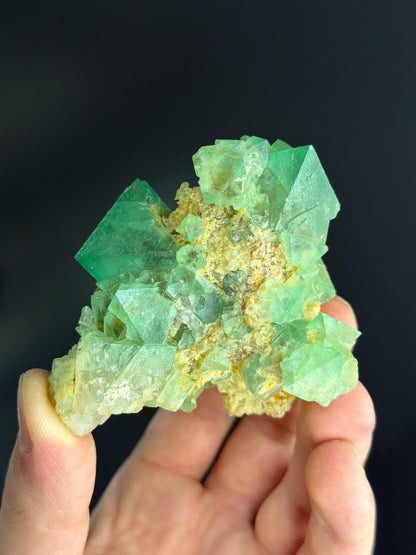 Emerald Fluorite Crystal