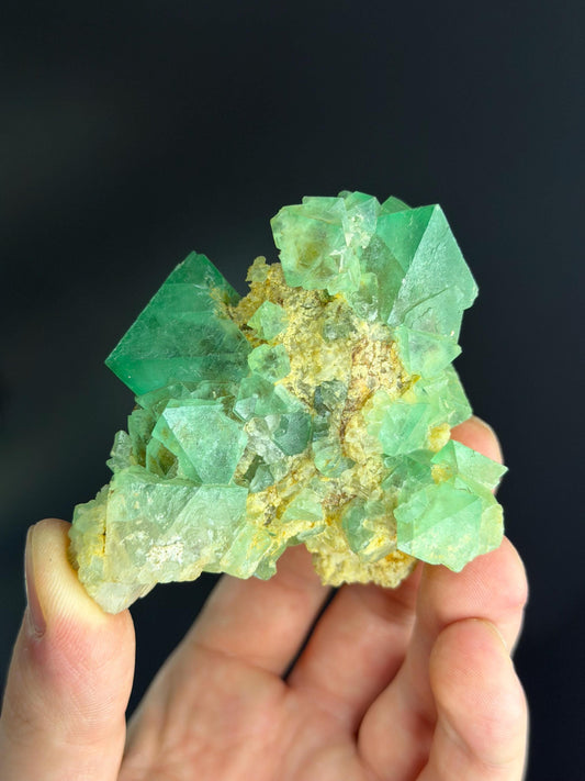 Emerald Fluorite Crystal