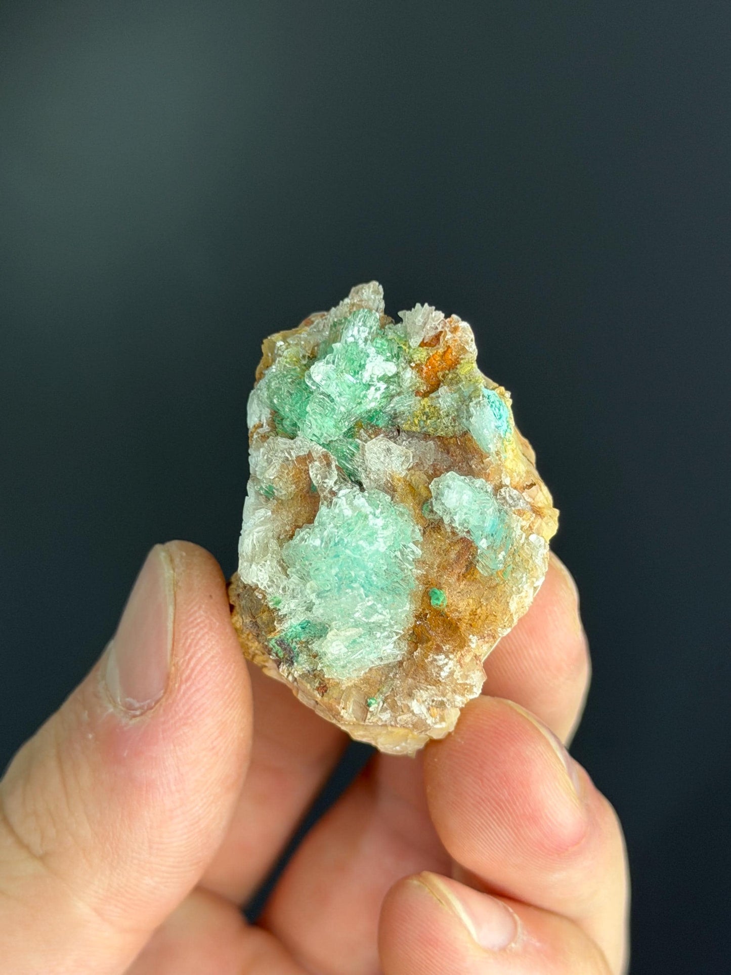 Rosasite Crystal Specimen