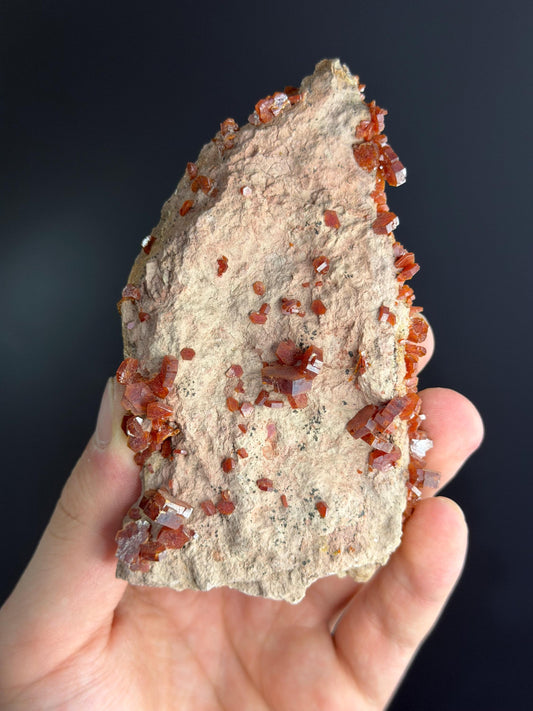 Vanadinite Crystals On Matrix