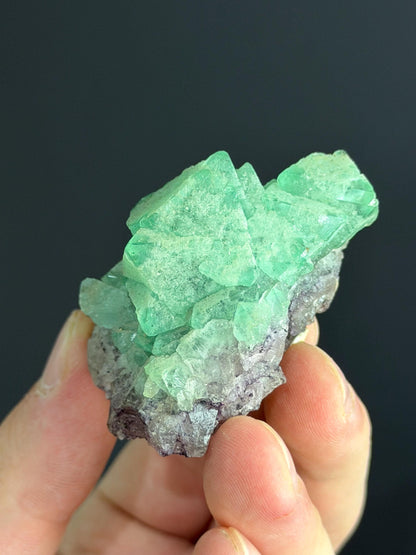 Purple And Green Fluorite