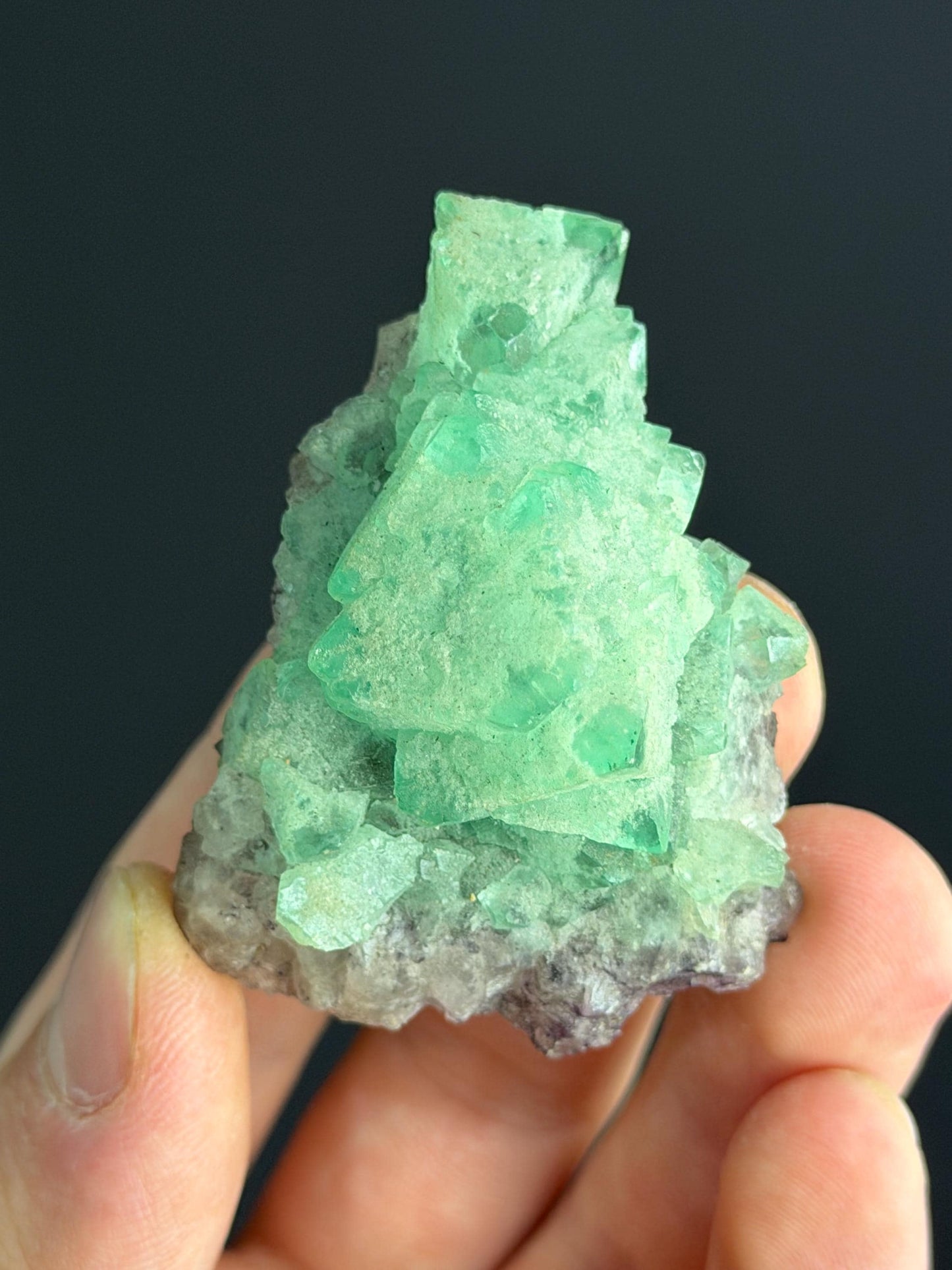 Purple And Green Fluorite