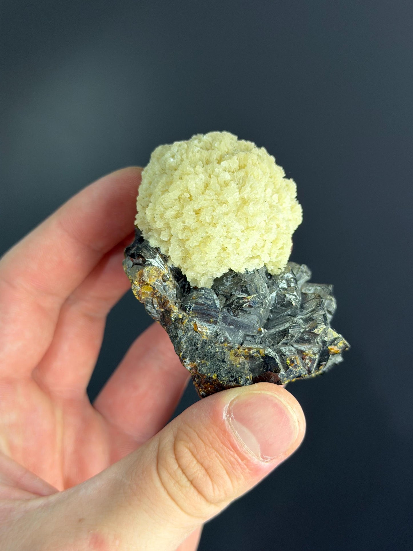 The Most Special! Barite With Sphalerite Crystal