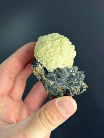 The Most Special! Barite With Sphalerite Crystal