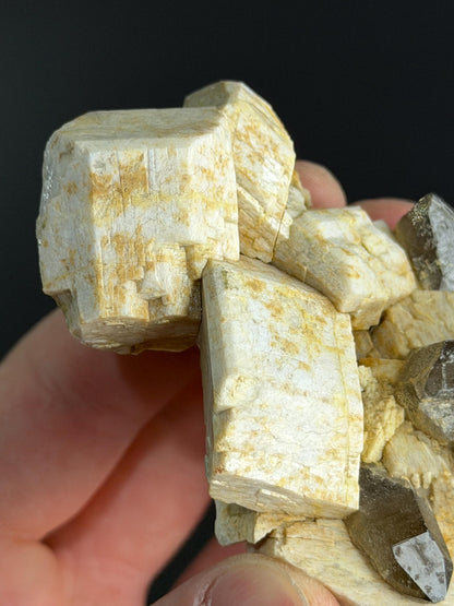 Smoky Crystal Quartz With Dolomite