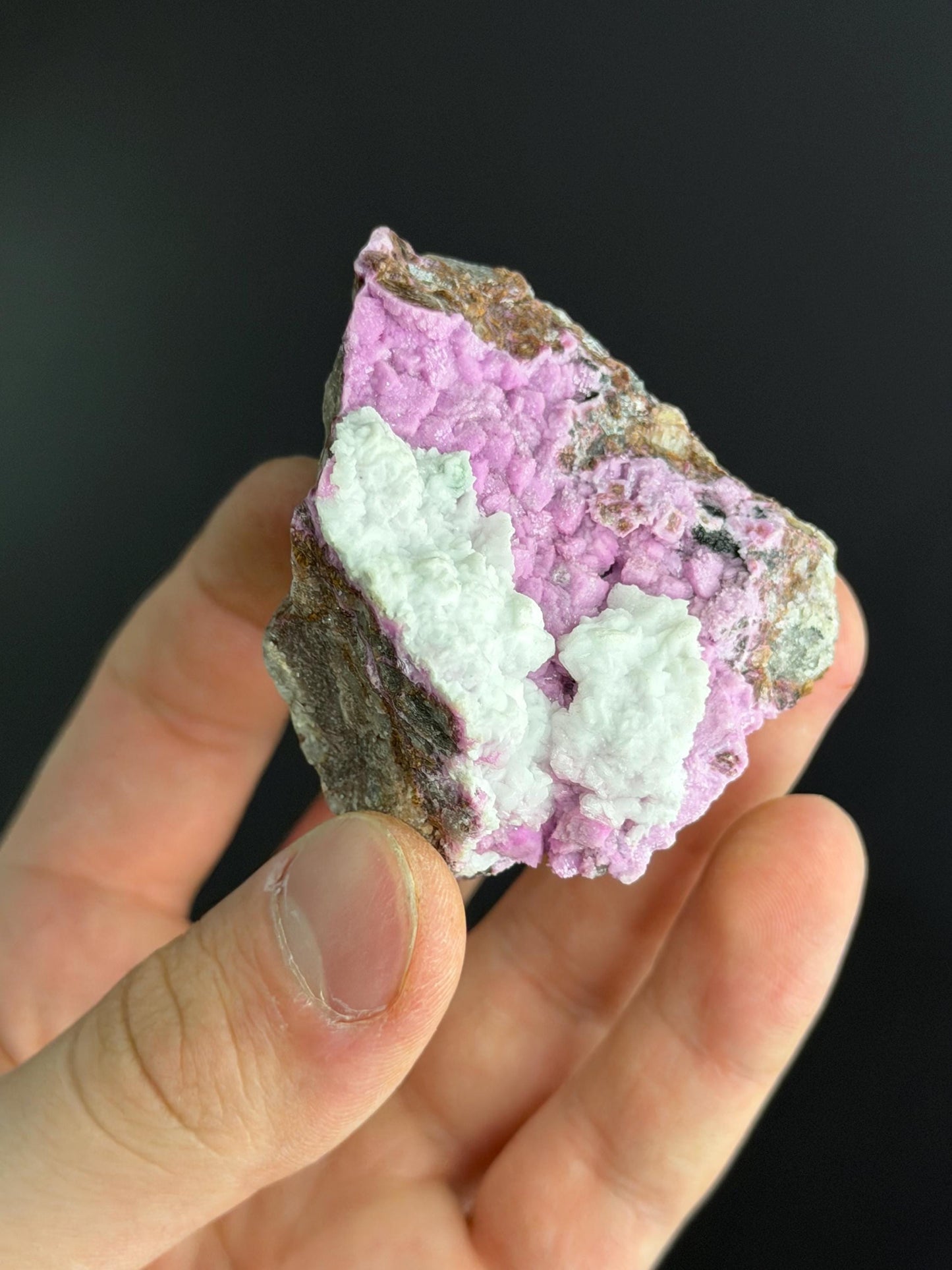 Calcite With Pink Cobaltian Calcite
