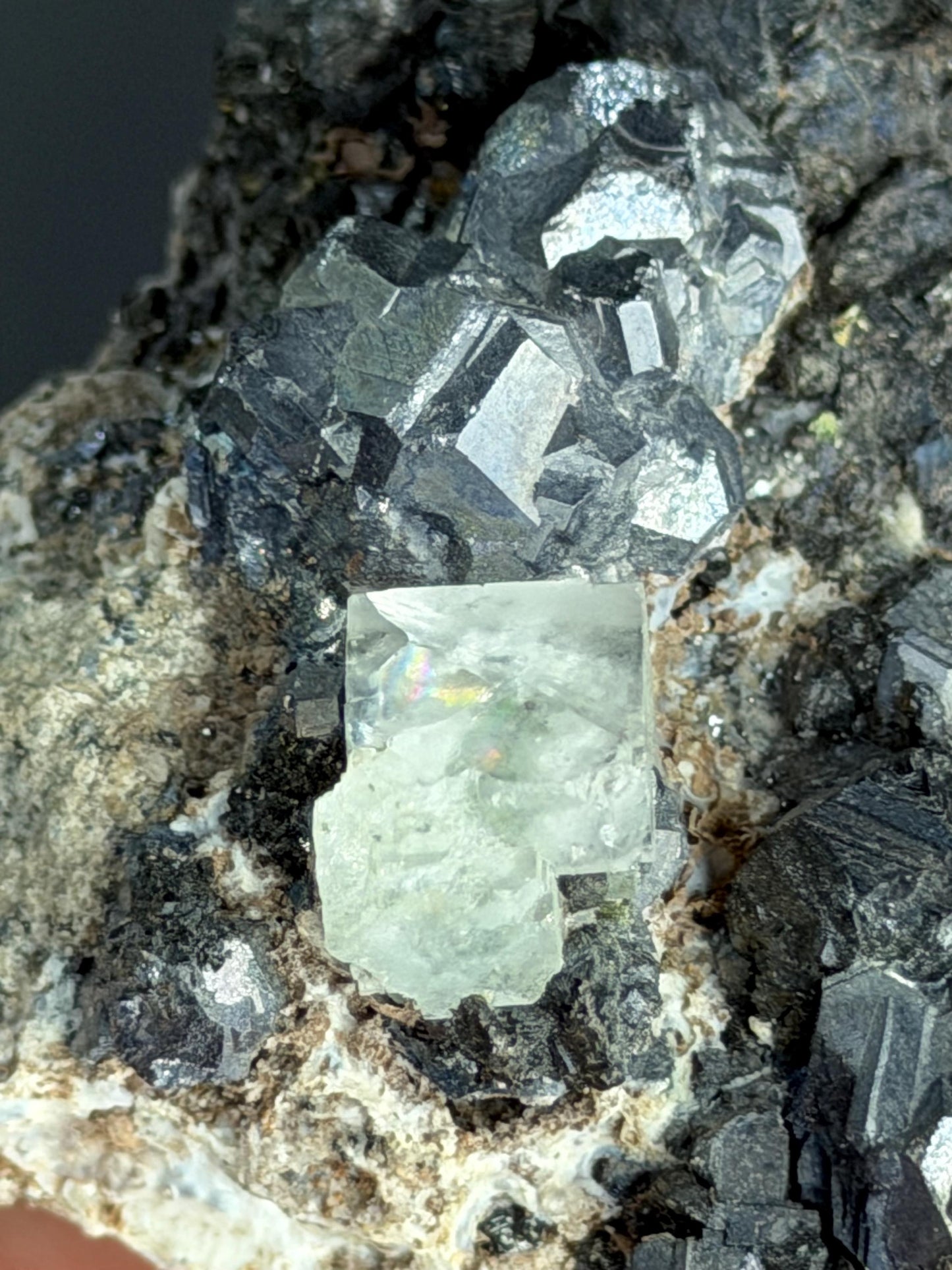 Topaz With Arsenopyrite