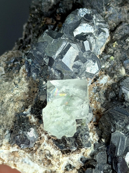 Topaz With Arsenopyrite