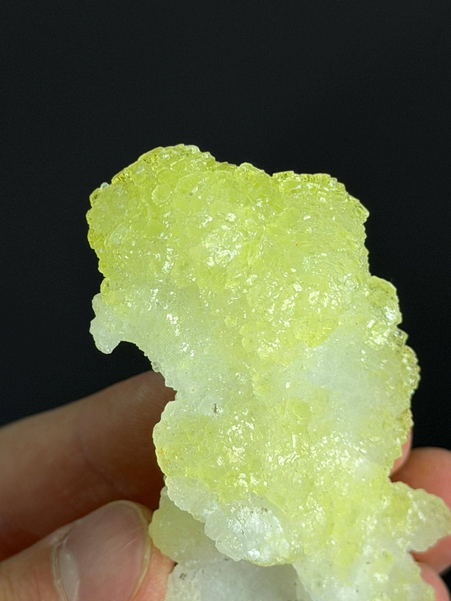 Yellow Brucite Specimen
