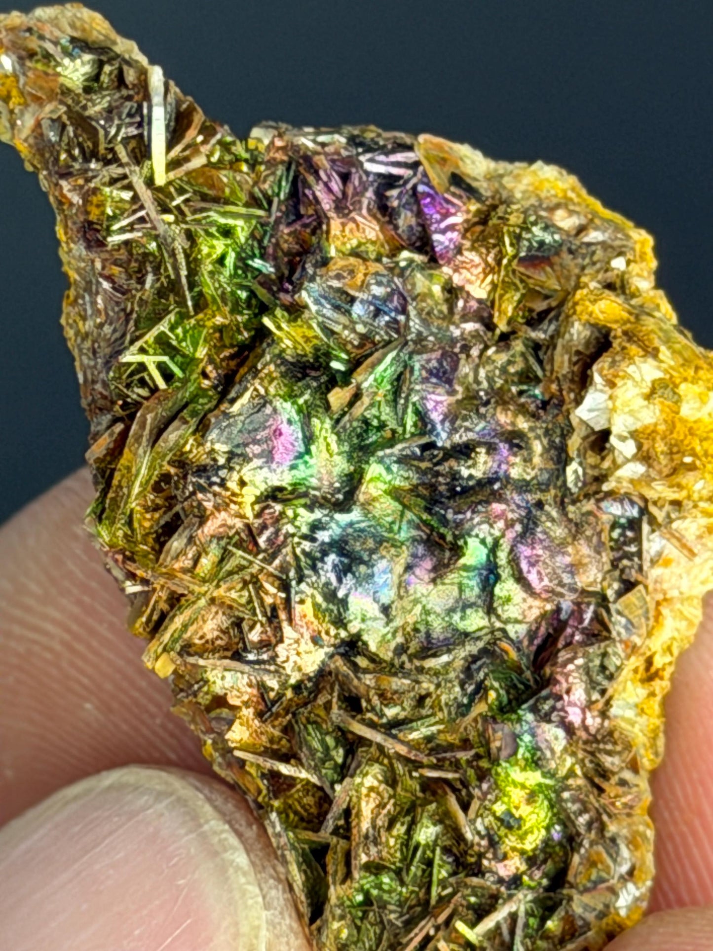 Museum Quality! Natural Colourful Iron Siderite