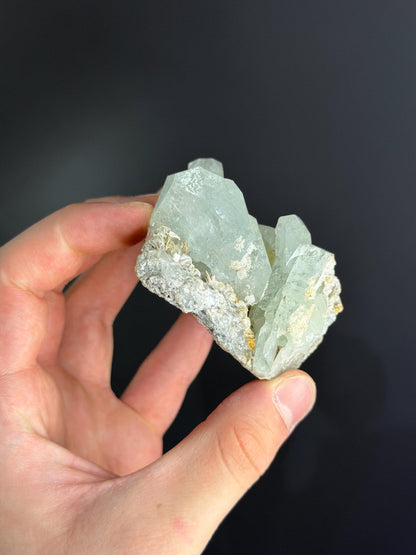 Aquamarine And Muscovite With Quartz