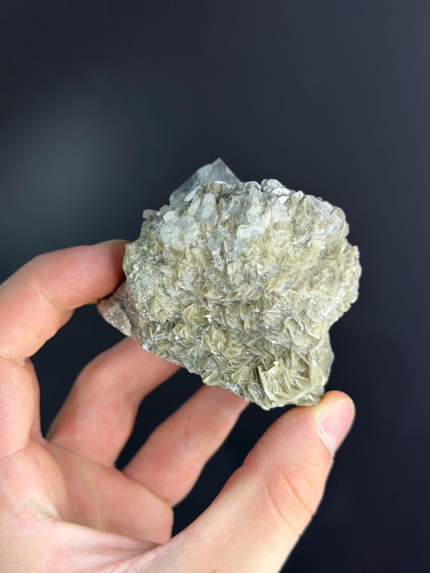 Aquamarine And Muscovite With Topaz