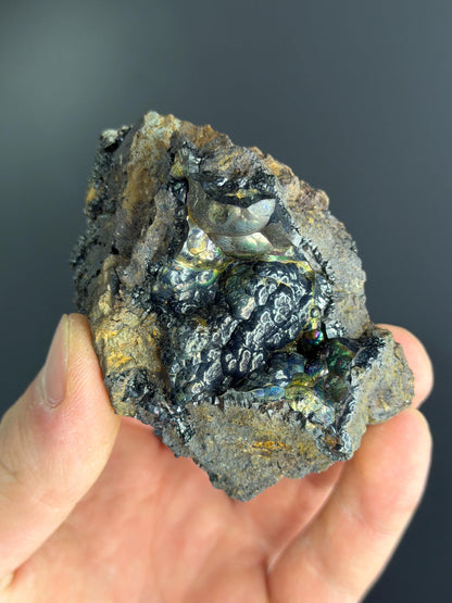 Natural Colored Alloy Irisdescent Botryoidal Goethite