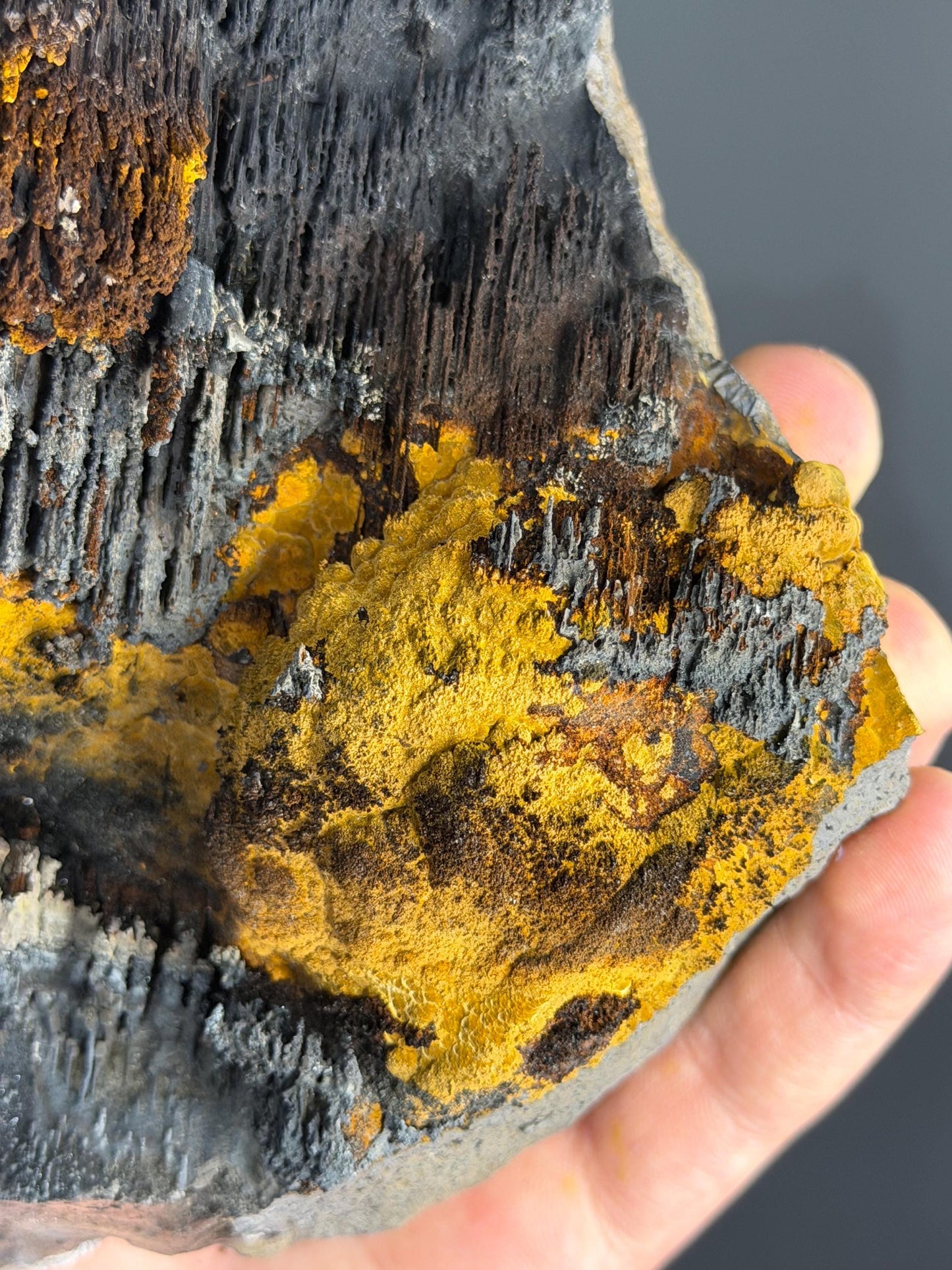 Museum Quality! Limonite And Specularite With Stalactite Goethite, For Special Collection